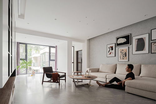 初一美學設計 成都155㎡ y 形空間的純凈美